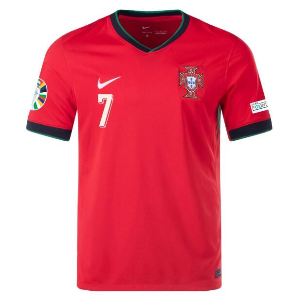 (image for) Ronaldo #7 Portugal Home Jersey Euro 2024